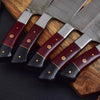 The Orchid Forged High
Quality Damascus 5
Pieces Kitchen Knife Set