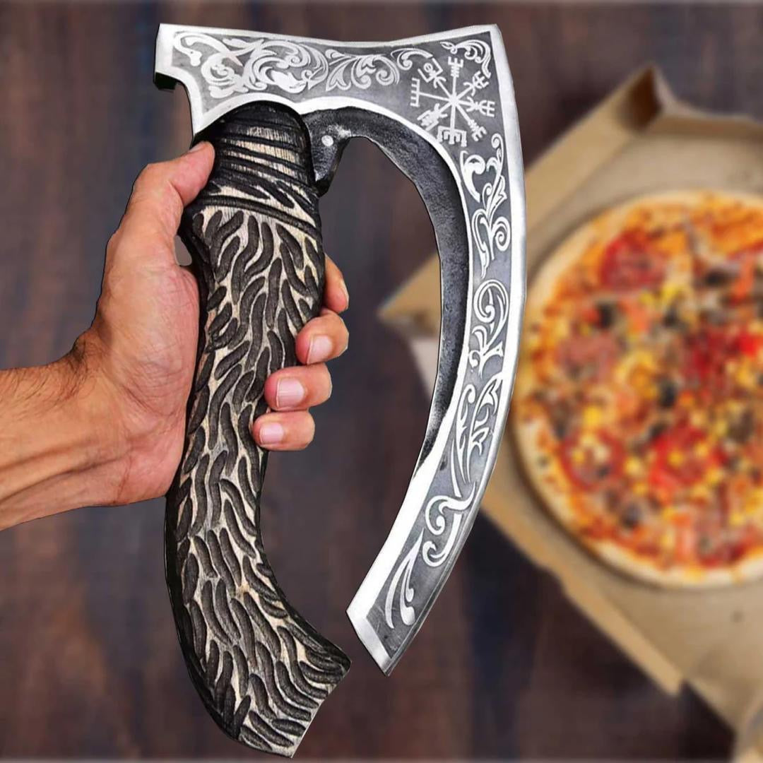 Viking Vegvisir Pizza Axe
Best Viking Pizza Cutter Axe I Annversary Gift, Birthday Gitft, Christmas Gift